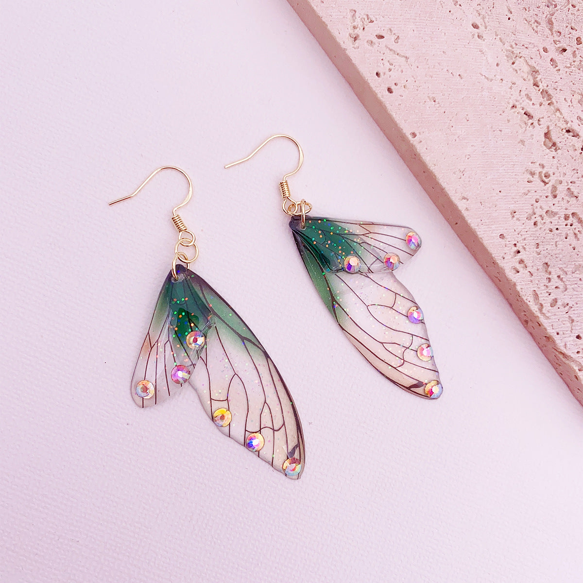 Butterfly Wings Design Retro Earrings