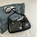 Adjustable Strap Square Shoulder Bag