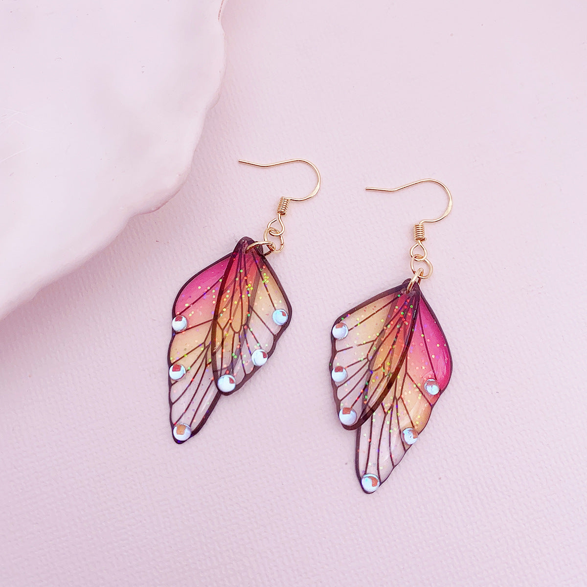 Butterfly Wings Design Retro Earrings