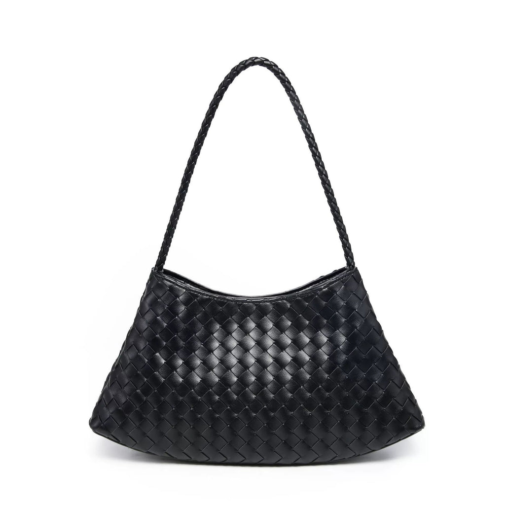 French Style Woven Shoulder Bag