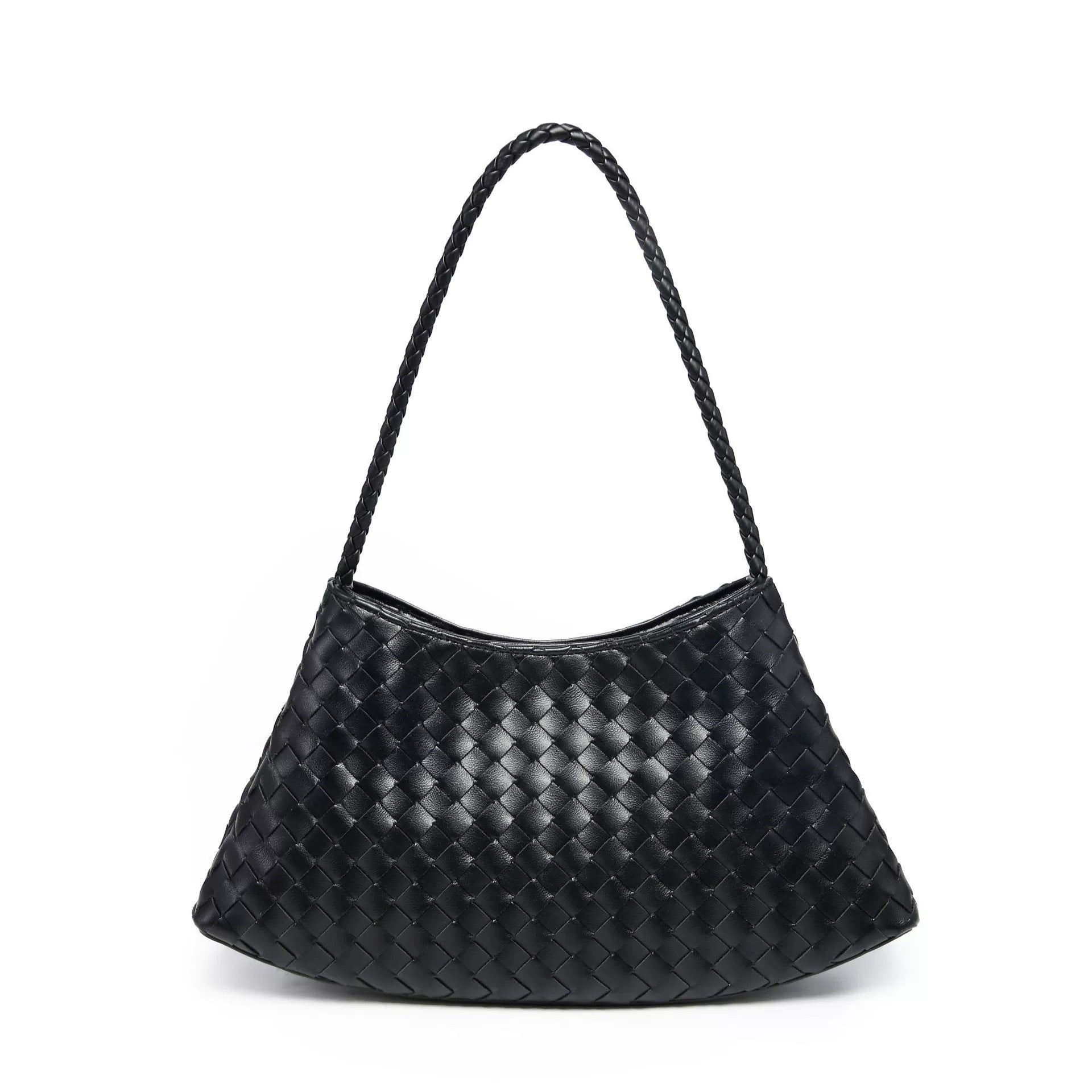French Style Woven Shoulder Bag
