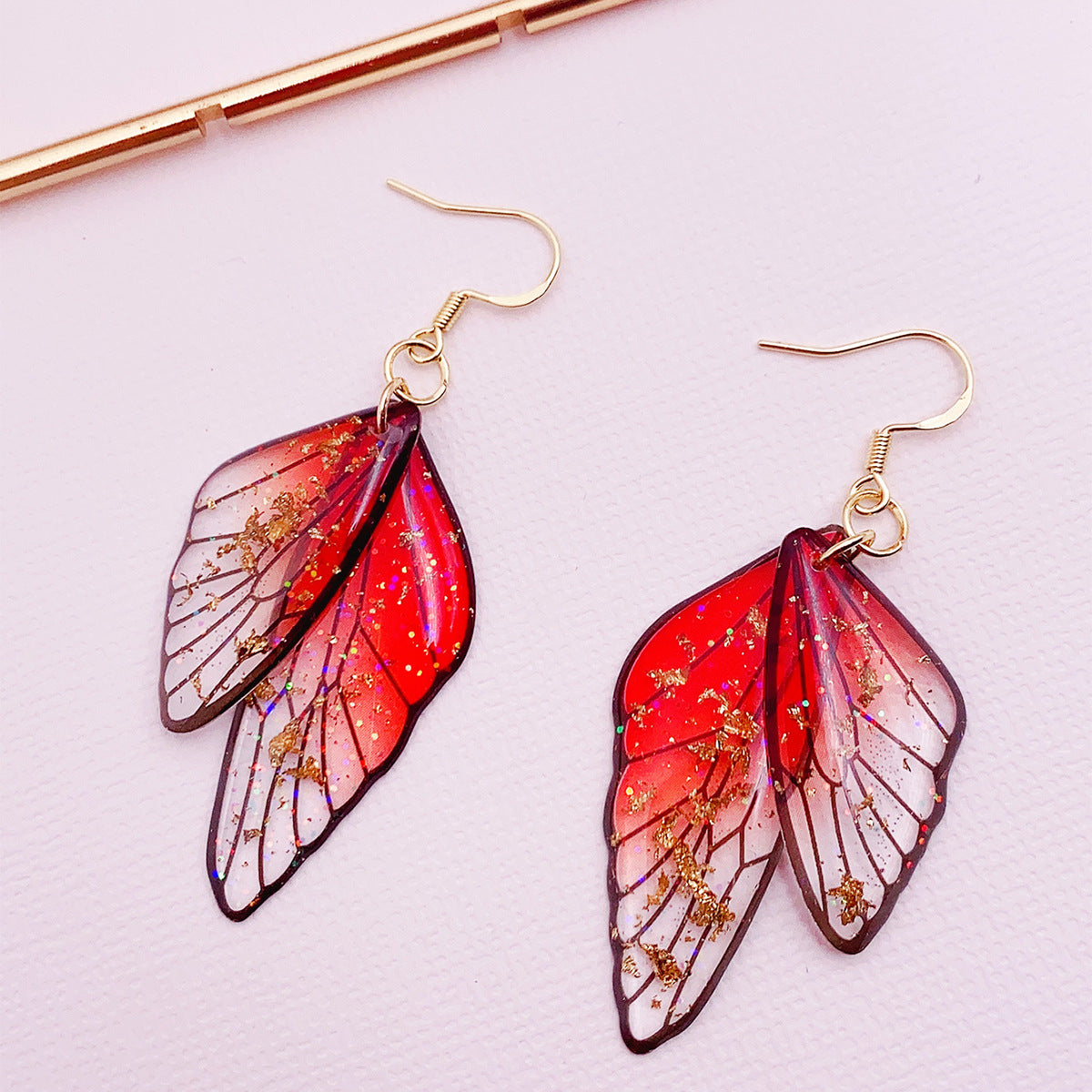 Butterfly Wings Design Retro Earrings