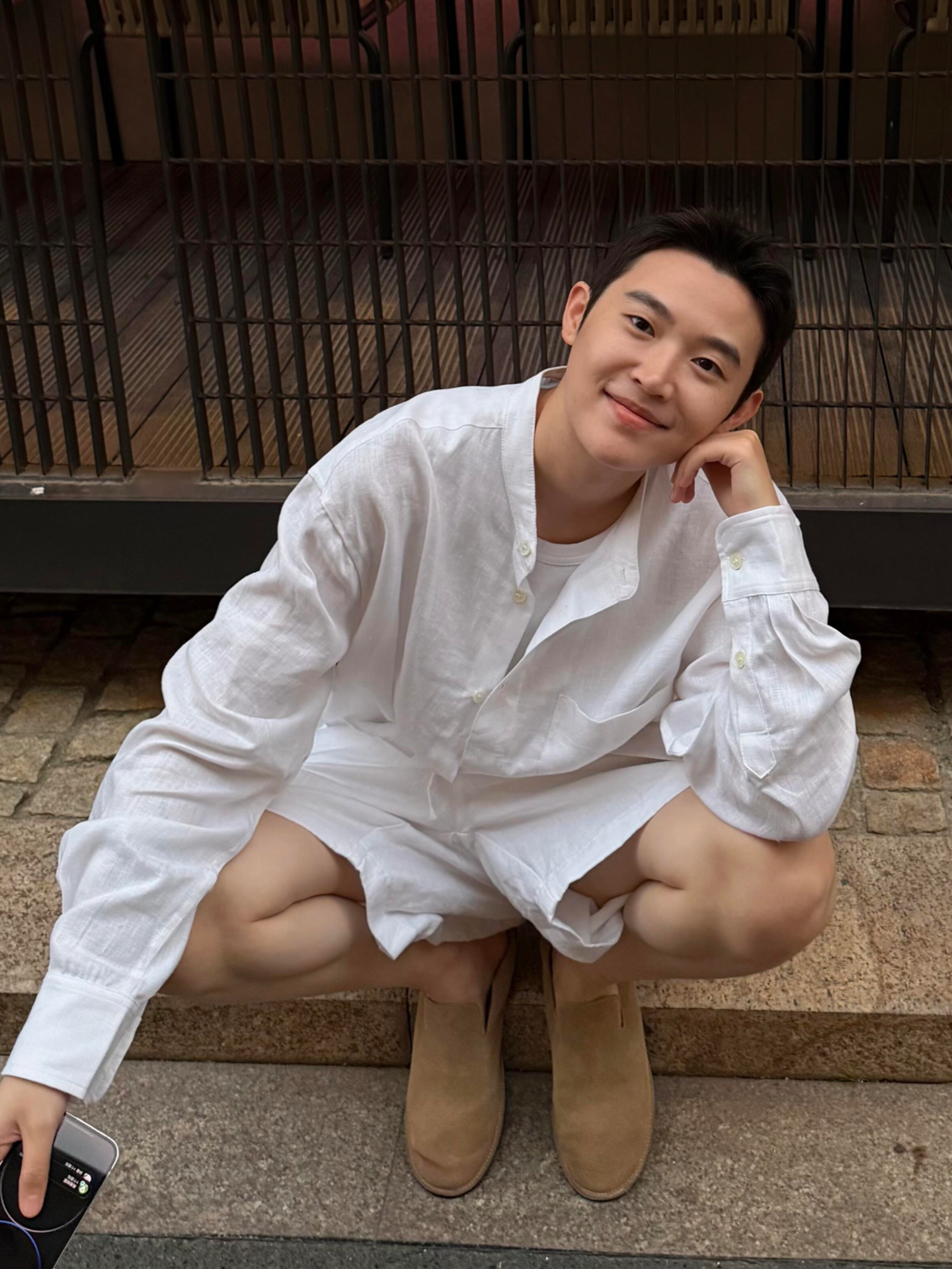 Men's Linen Long Sleeve Shirt