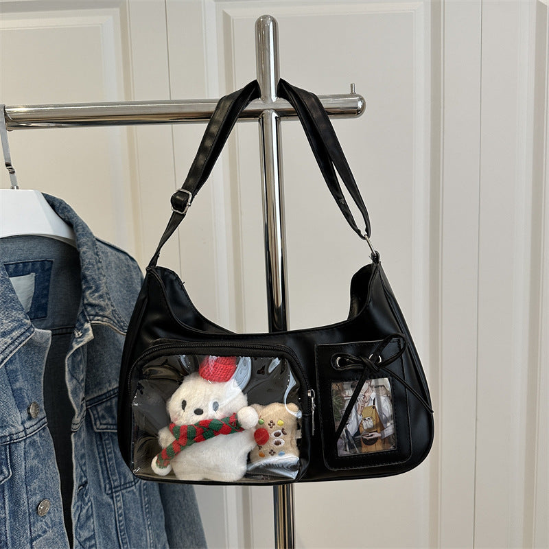 Adjustable Strap Square Shoulder Bag