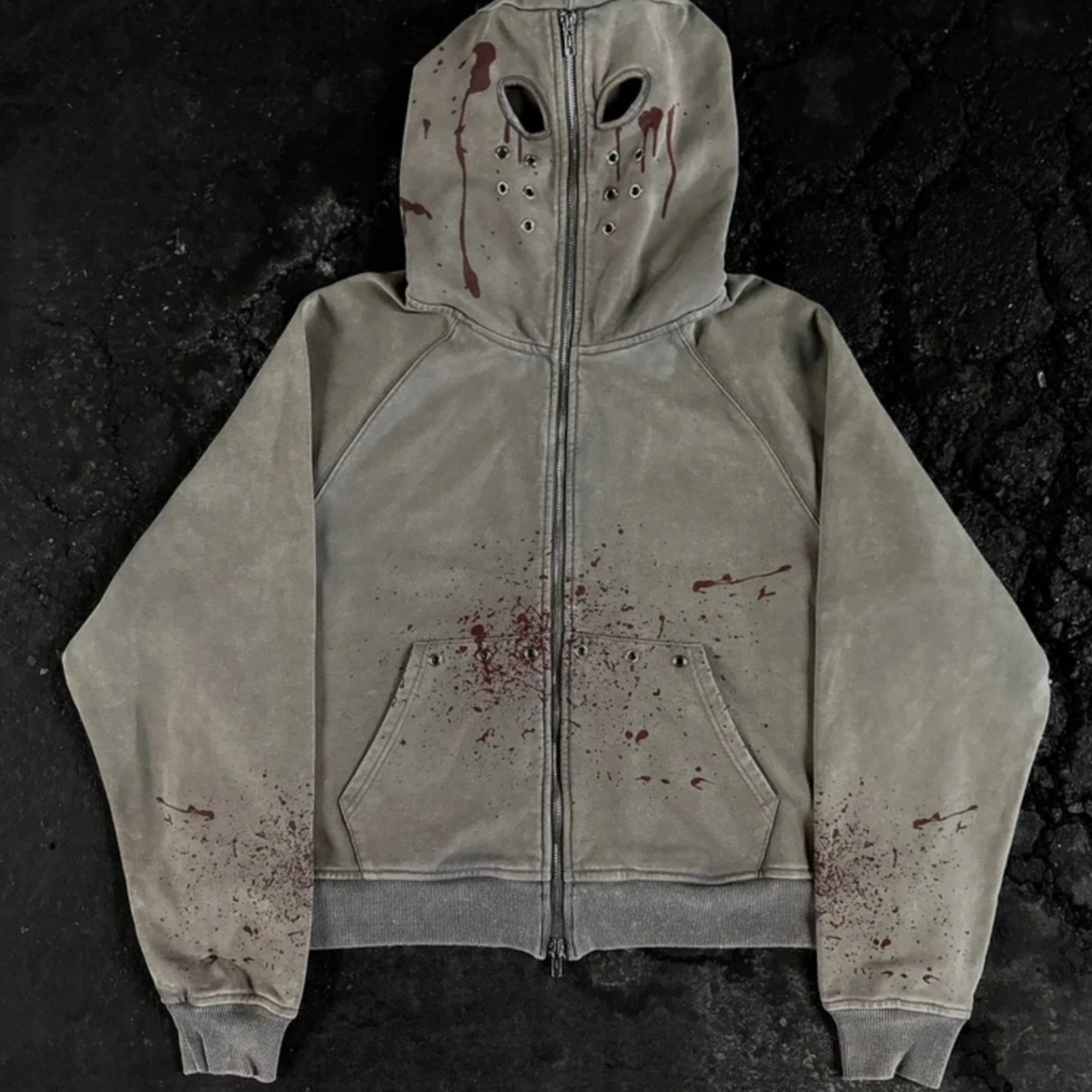 Y2K Printed Pullover Hoodie Street Style
