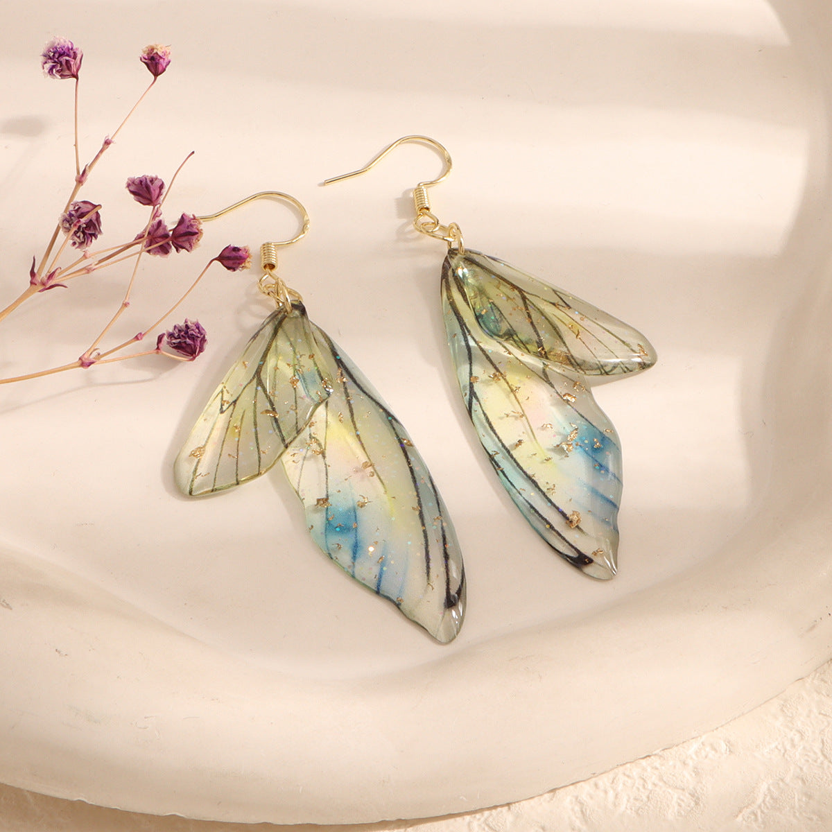 Butterfly Wings Design Retro Earrings