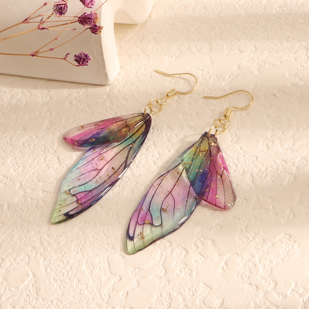 Butterfly Wings Design Retro Earrings