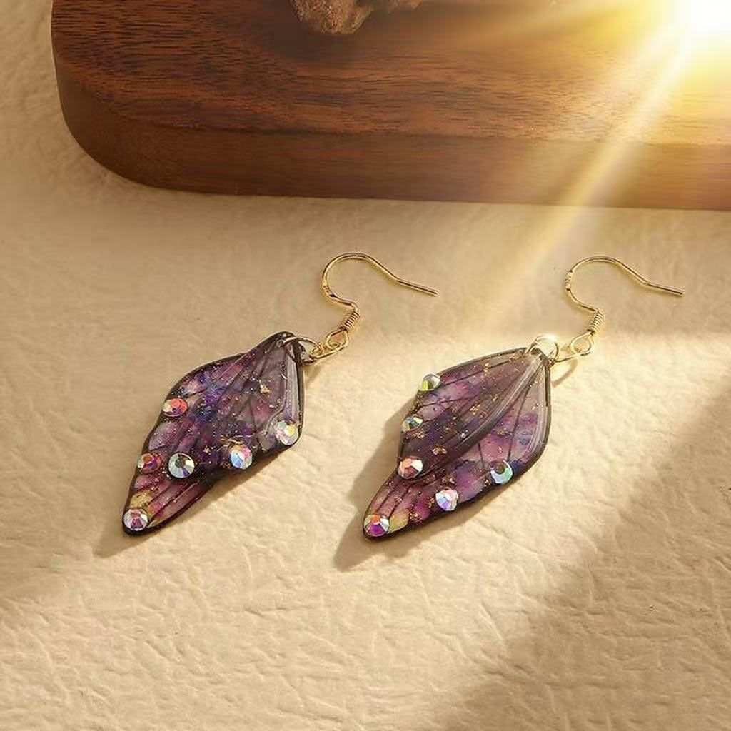 Butterfly Wings Design Retro Earrings