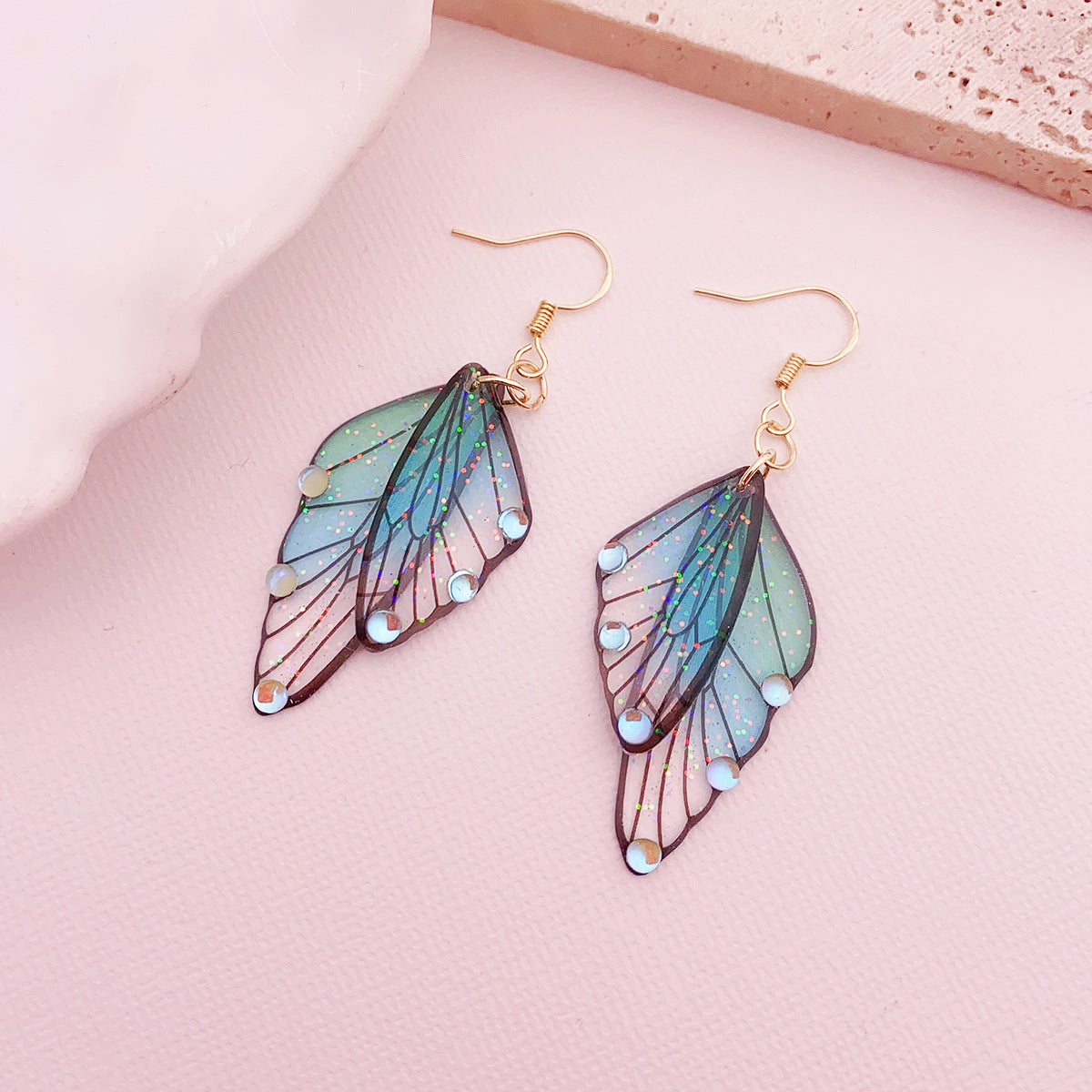 Butterfly Wings Design Retro Earrings
