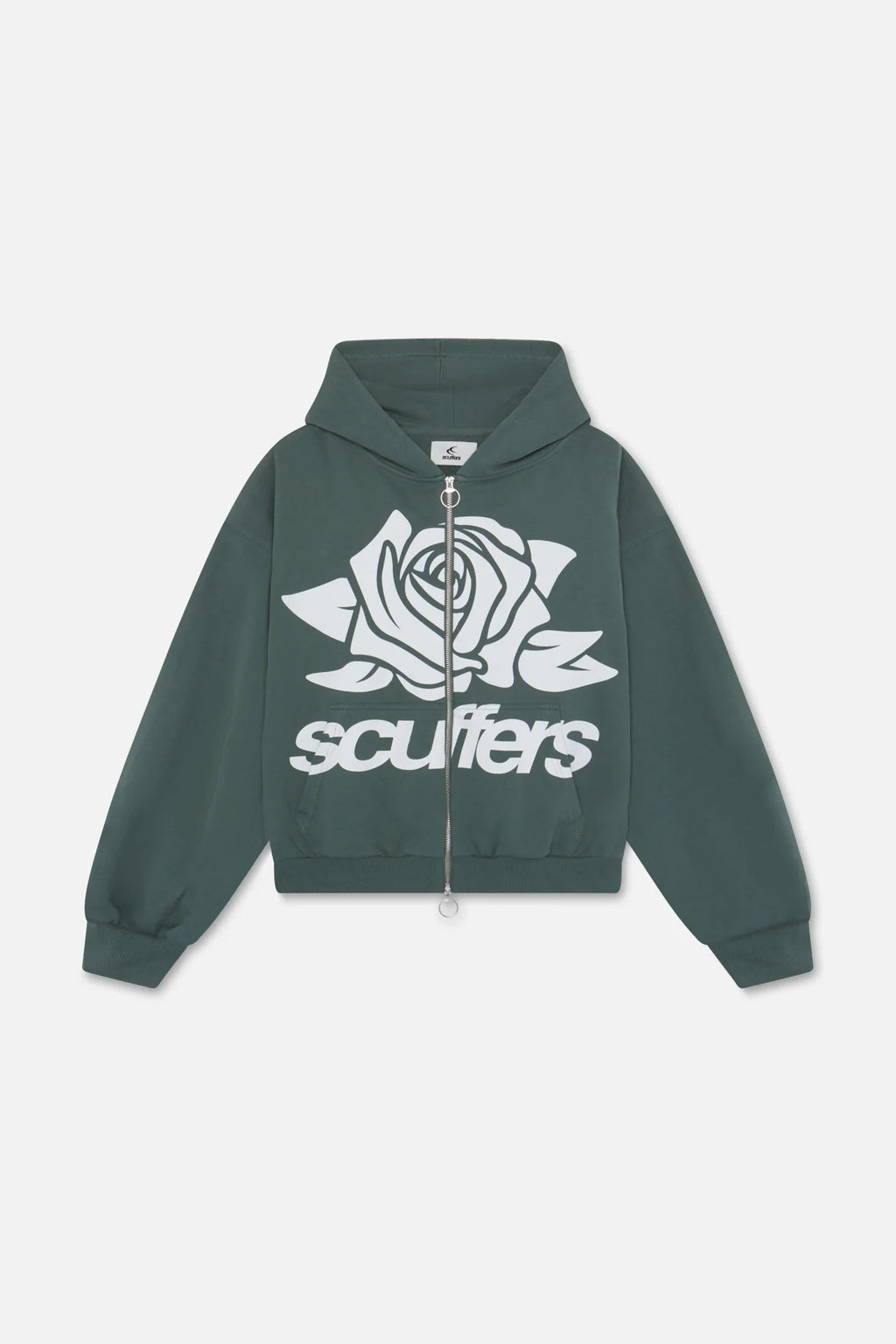 Mens Hip-hop Zipper Hoodie Sweatshirt