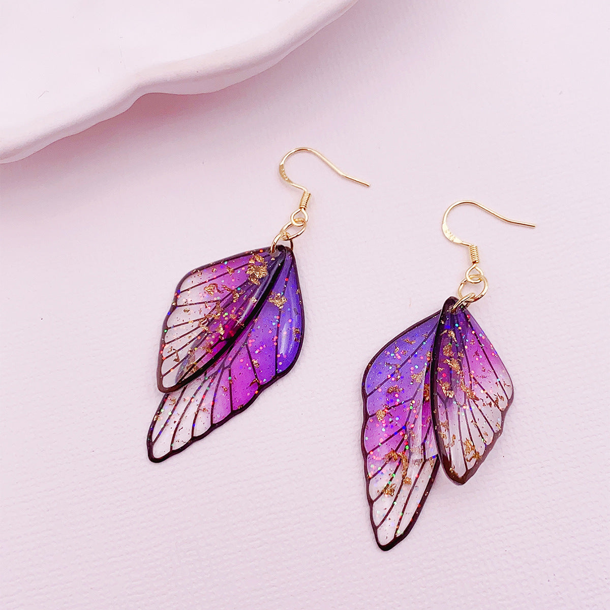Butterfly Wings Design Retro Earrings
