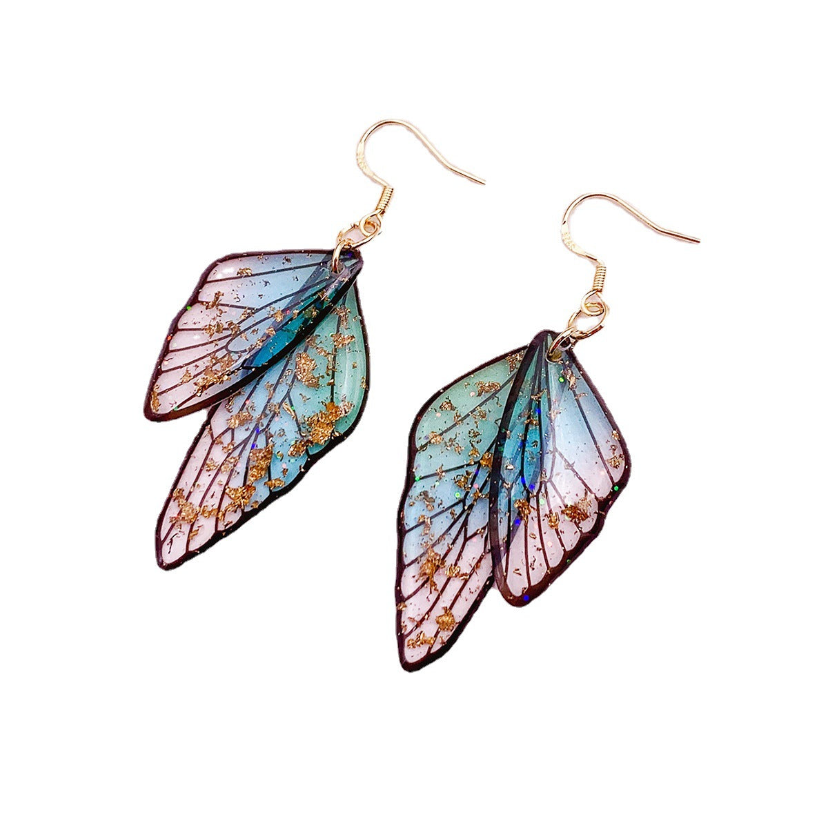 Butterfly Wings Design Retro Earrings