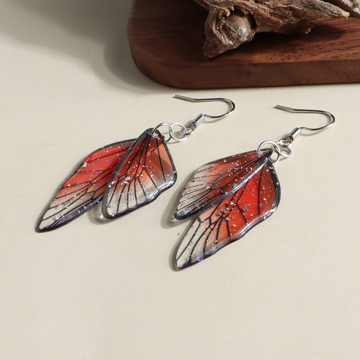 Butterfly Wings Design Retro Earrings