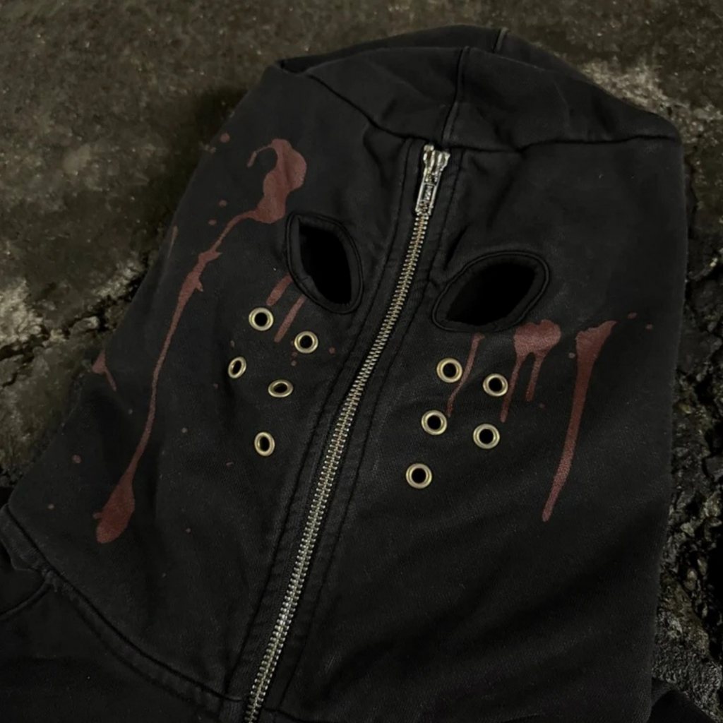 Y2K Printed Pullover Hoodie Street Style