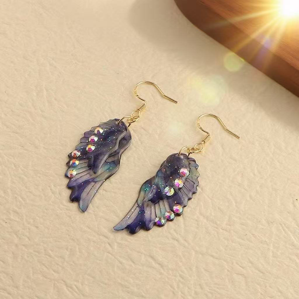 Butterfly Wings Design Retro Earrings