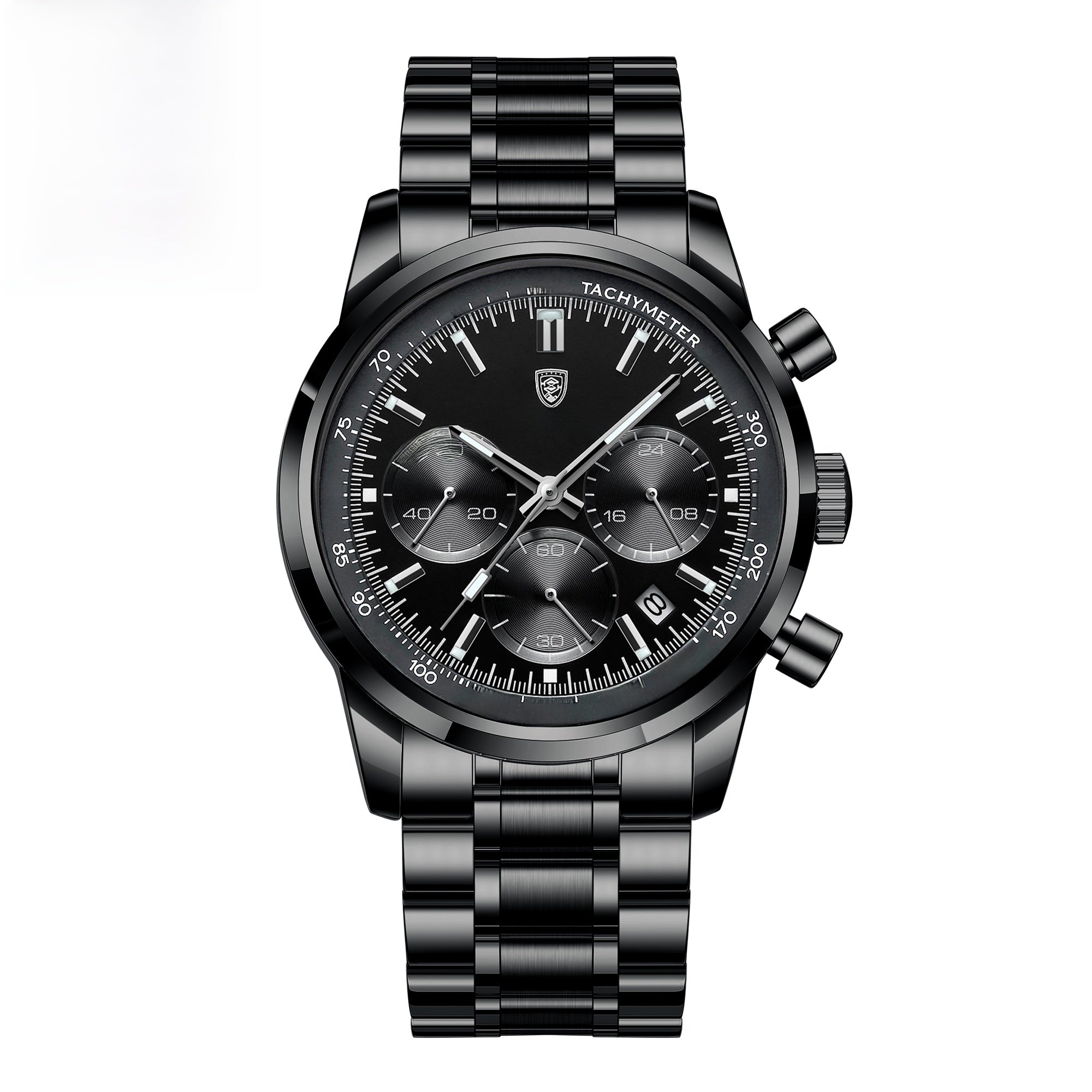 Mens Quartz Watch with Luminous Waterproof Features