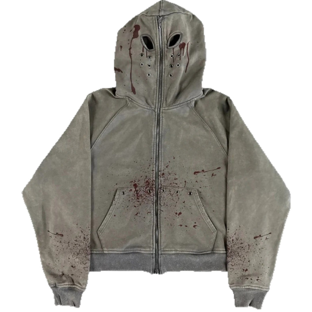 Y2K Printed Pullover Hoodie Street Style