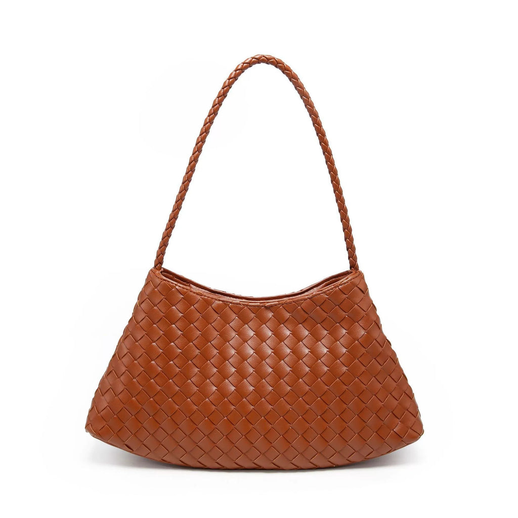 French Style Woven Shoulder Bag