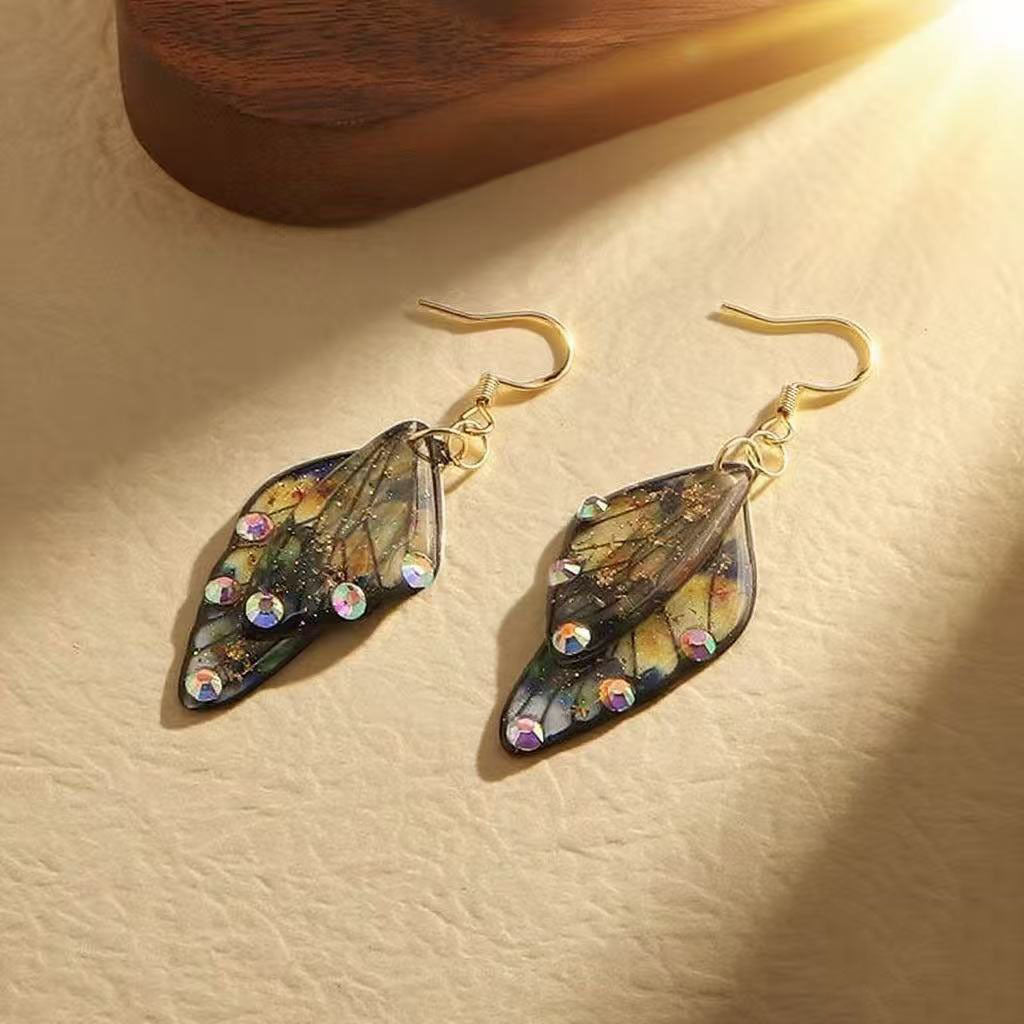 Butterfly Wings Design Retro Earrings