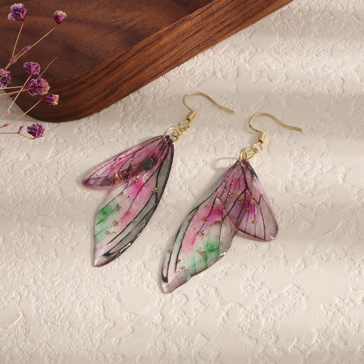 Butterfly Wings Design Retro Earrings
