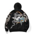 Chinese-style embroidered hoodie
