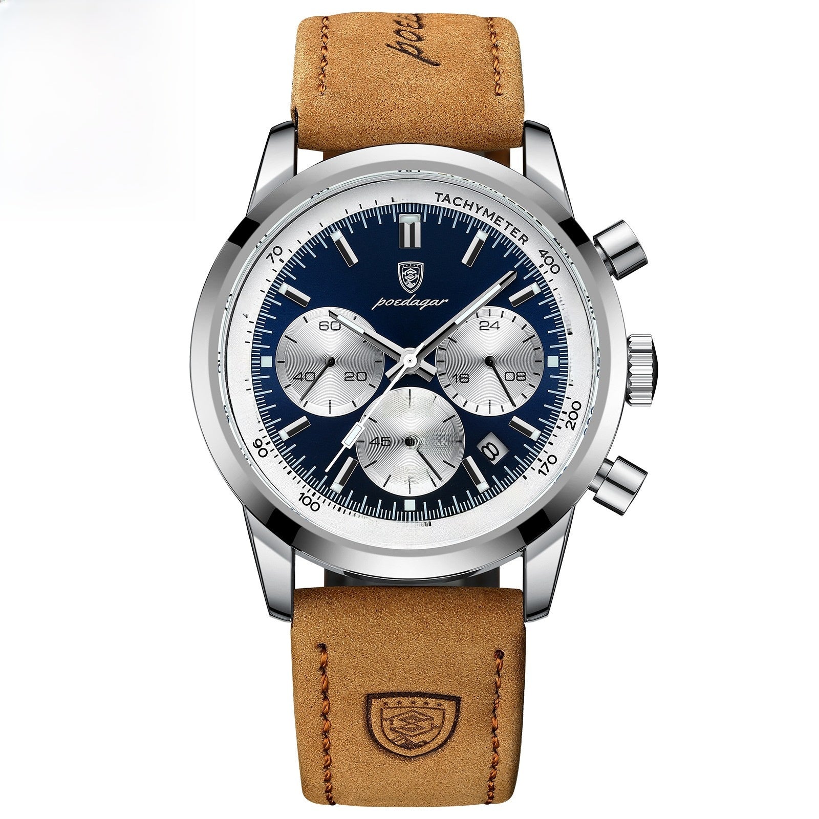 Mens Quartz Watch with Luminous Waterproof Features