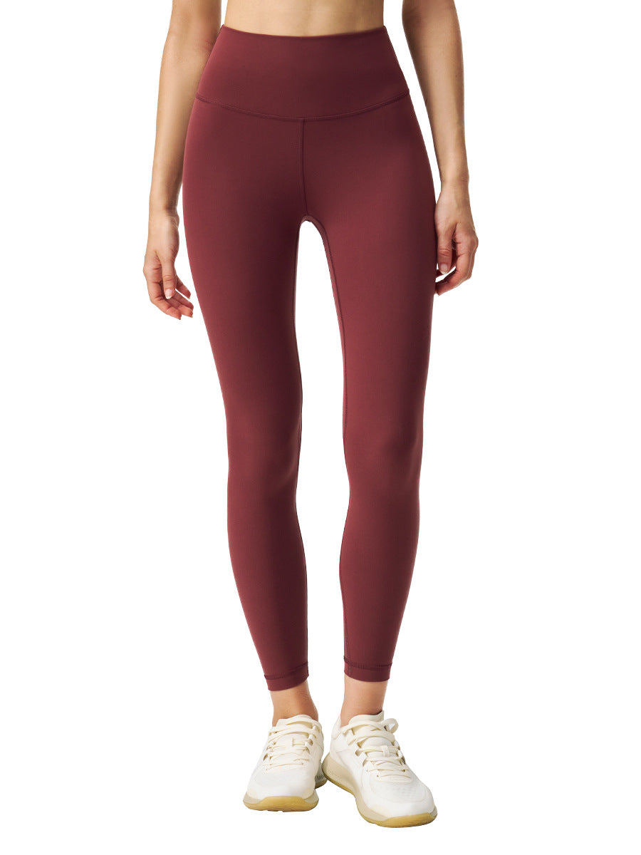 High-Waisted Brushed Fleece Yoga Running Leggings