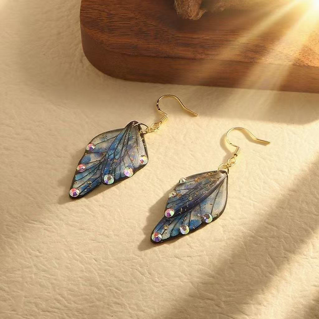 Butterfly Wings Design Retro Earrings