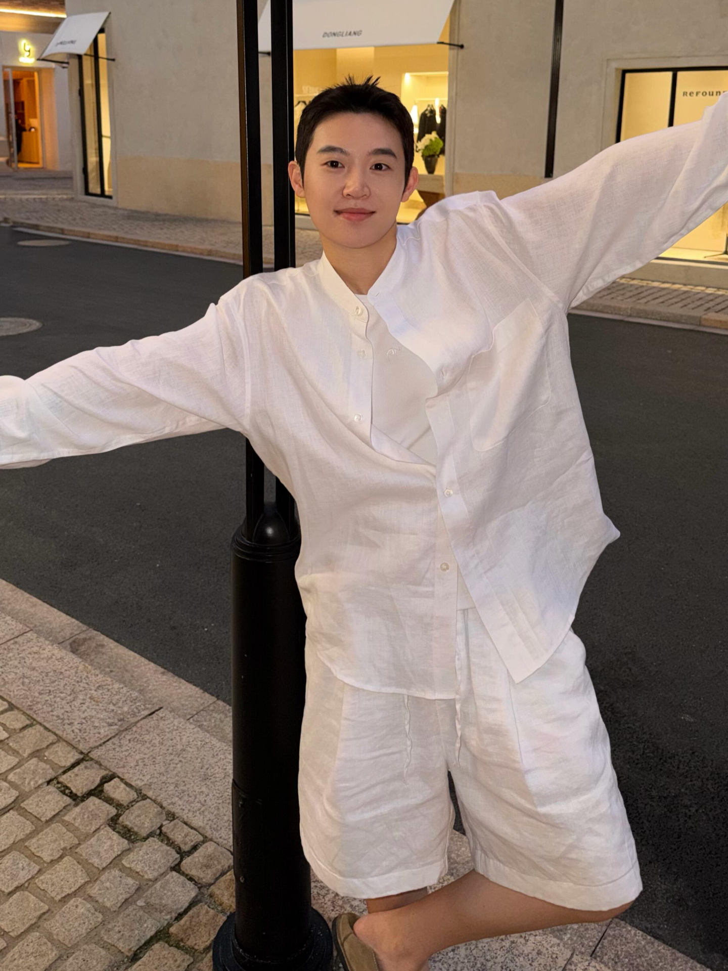 Men's Linen Long Sleeve Shirt