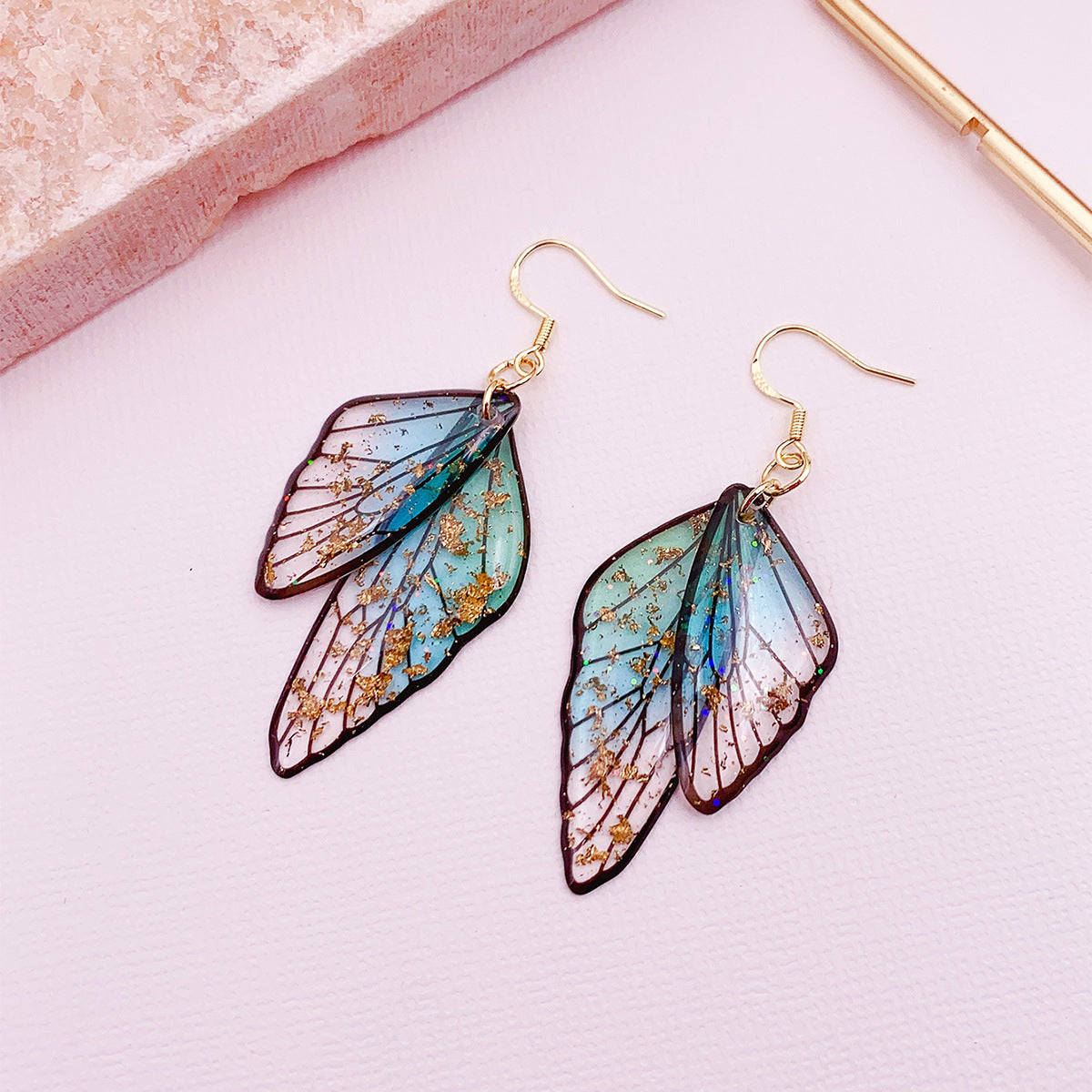 Butterfly Wings Design Retro Earrings