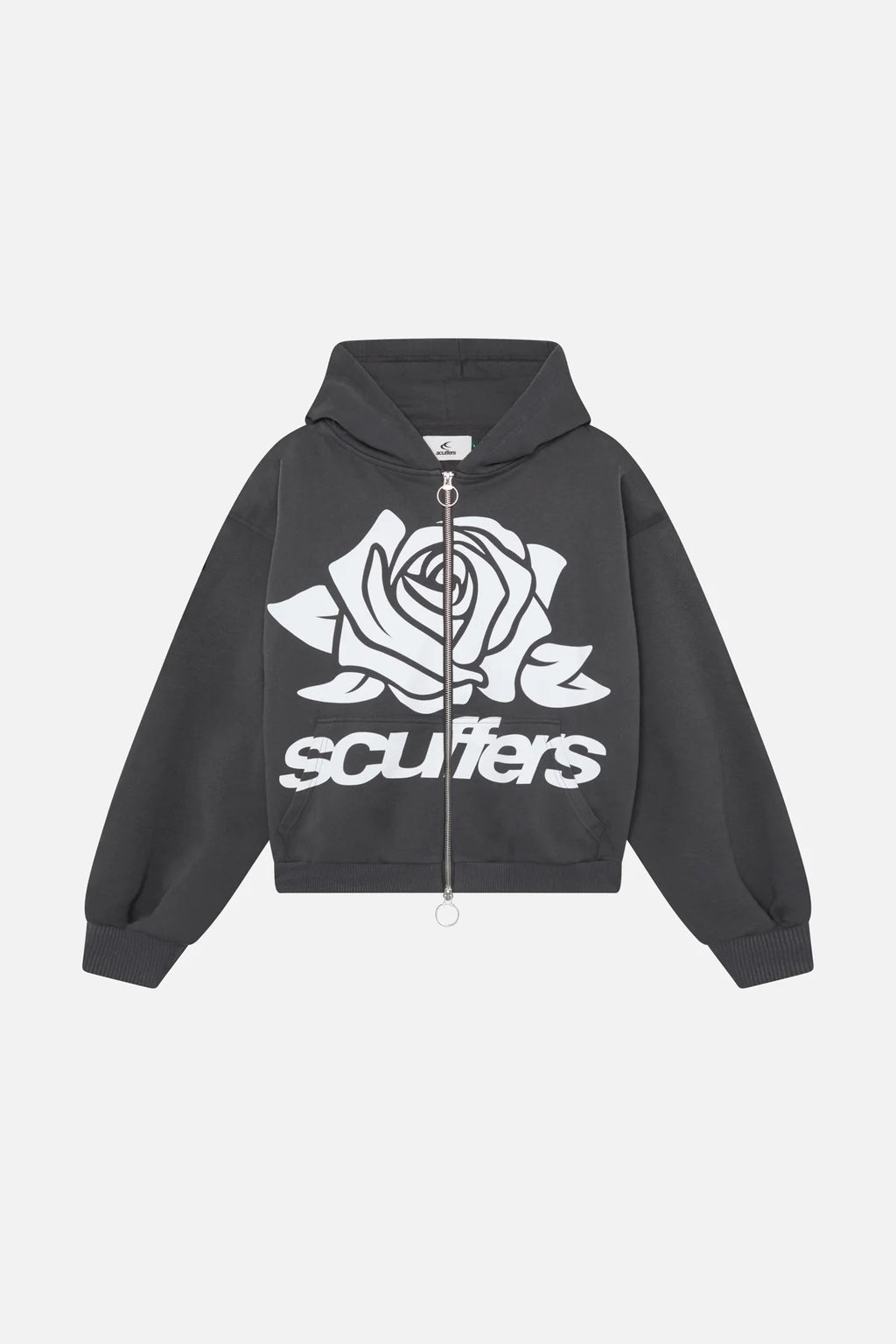 Mens Hip-hop Zipper Hoodie Sweatshirt