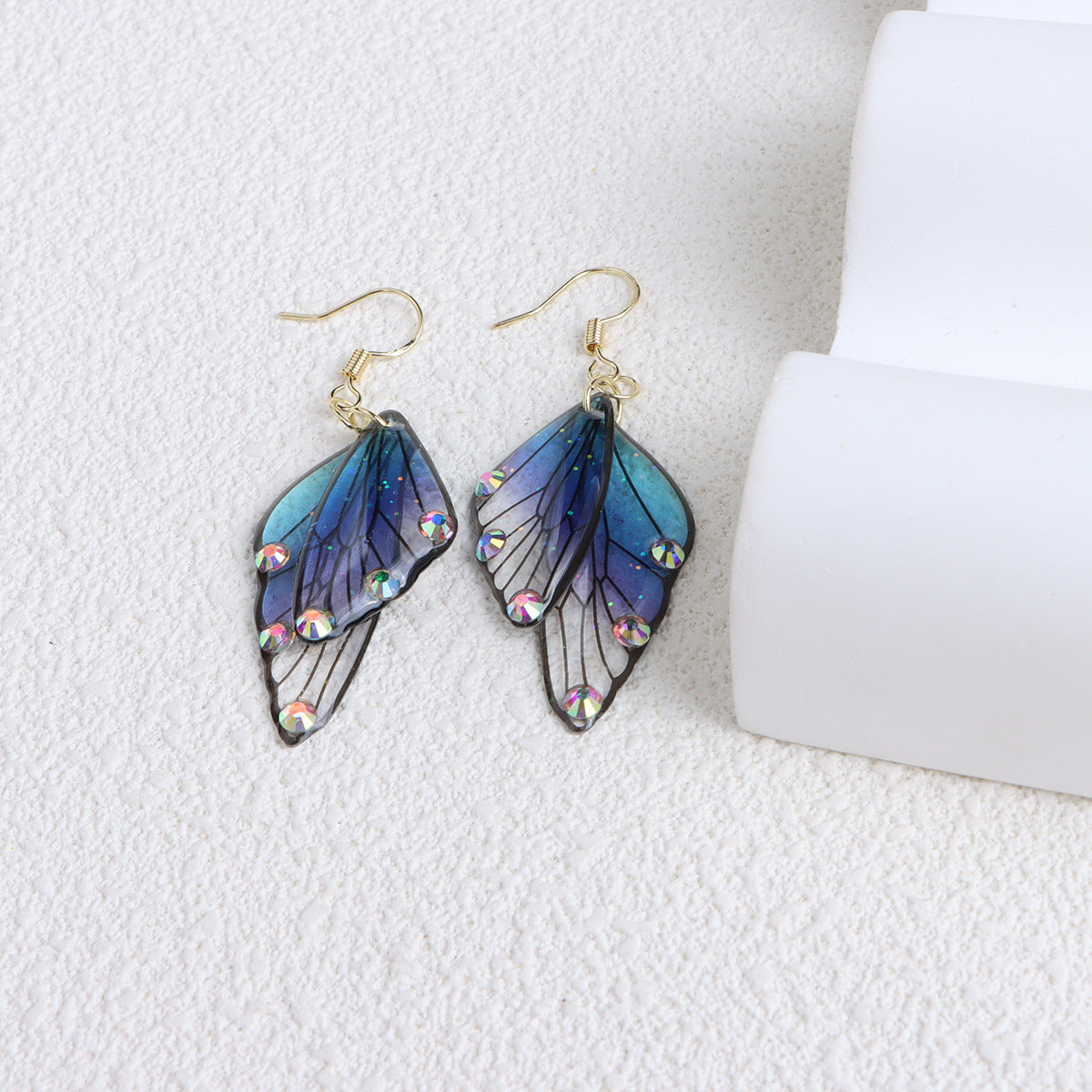 Butterfly Wings Design Retro Earrings