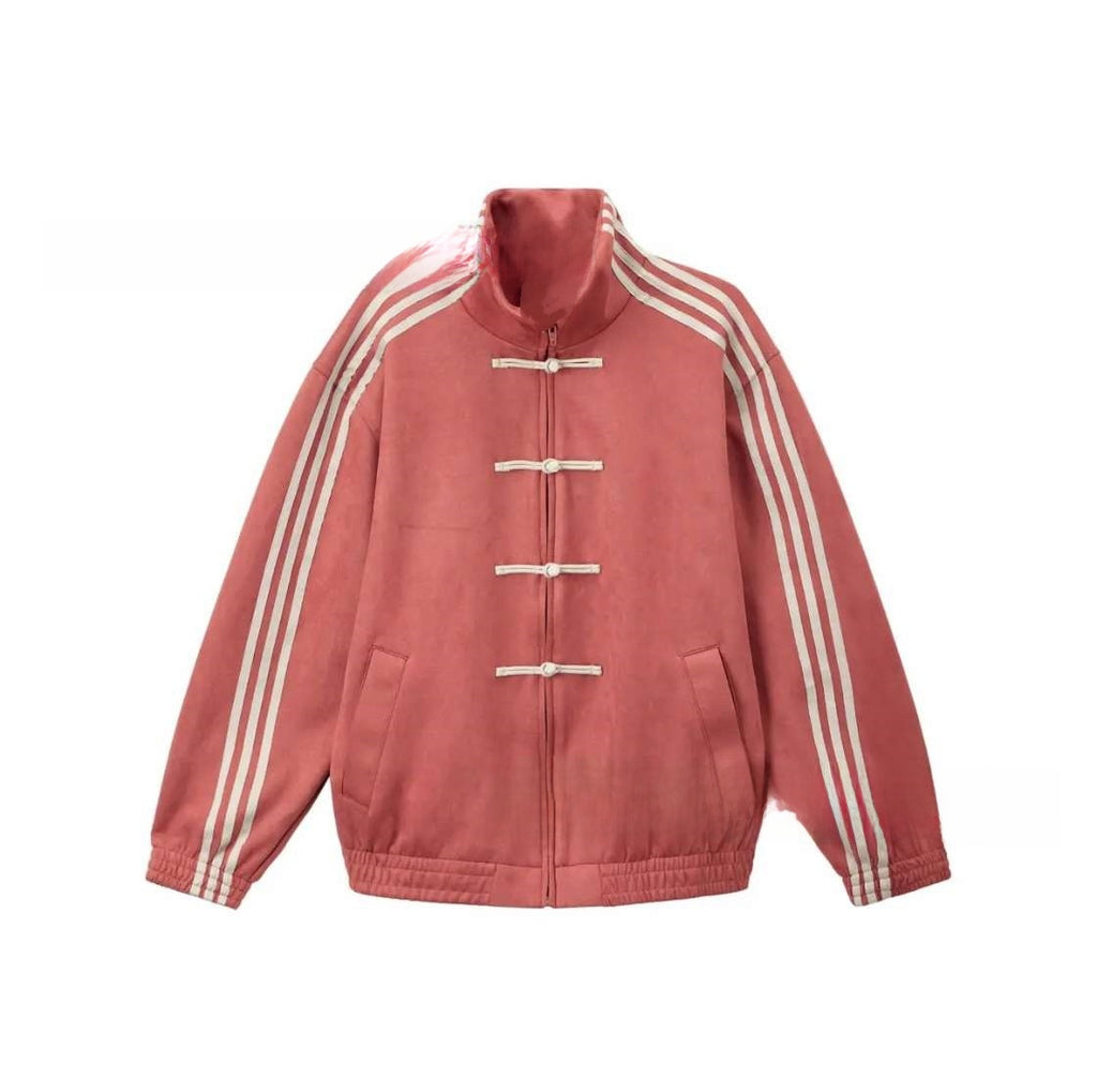 Men's and women's stand-up collar jackets