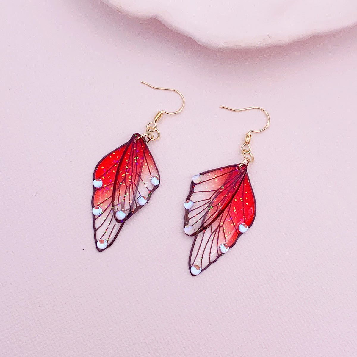 Butterfly Wings Design Retro Earrings