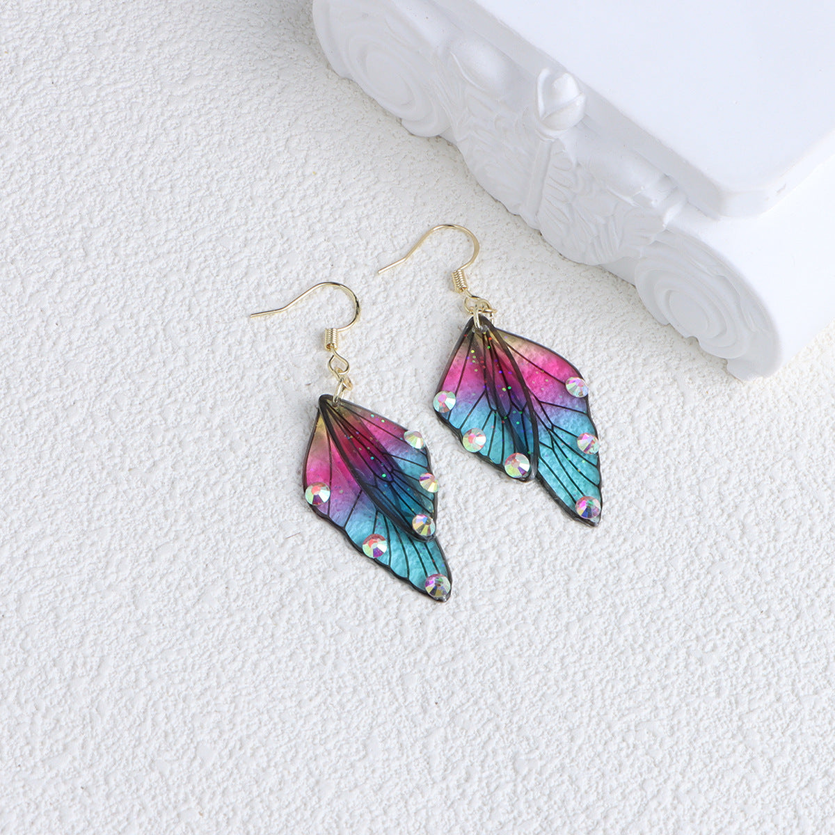 Butterfly Wings Design Retro Earrings