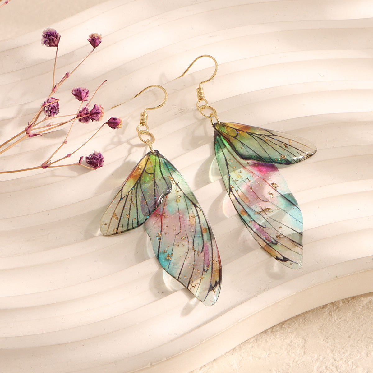 Butterfly Wings Design Retro Earrings