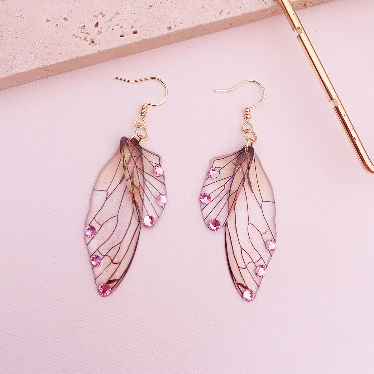 Butterfly Wings Design Retro Earrings