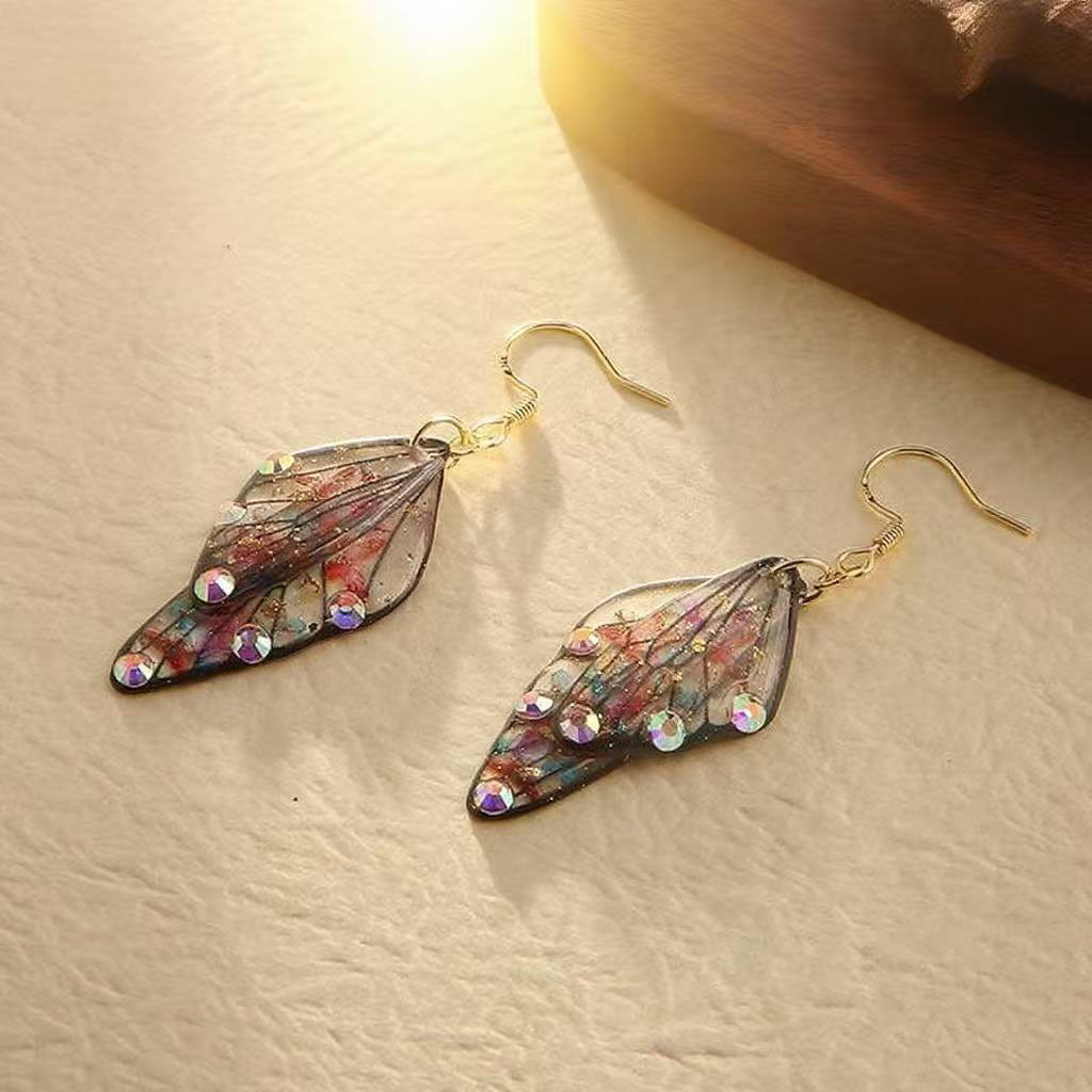 Butterfly Wings Design Retro Earrings