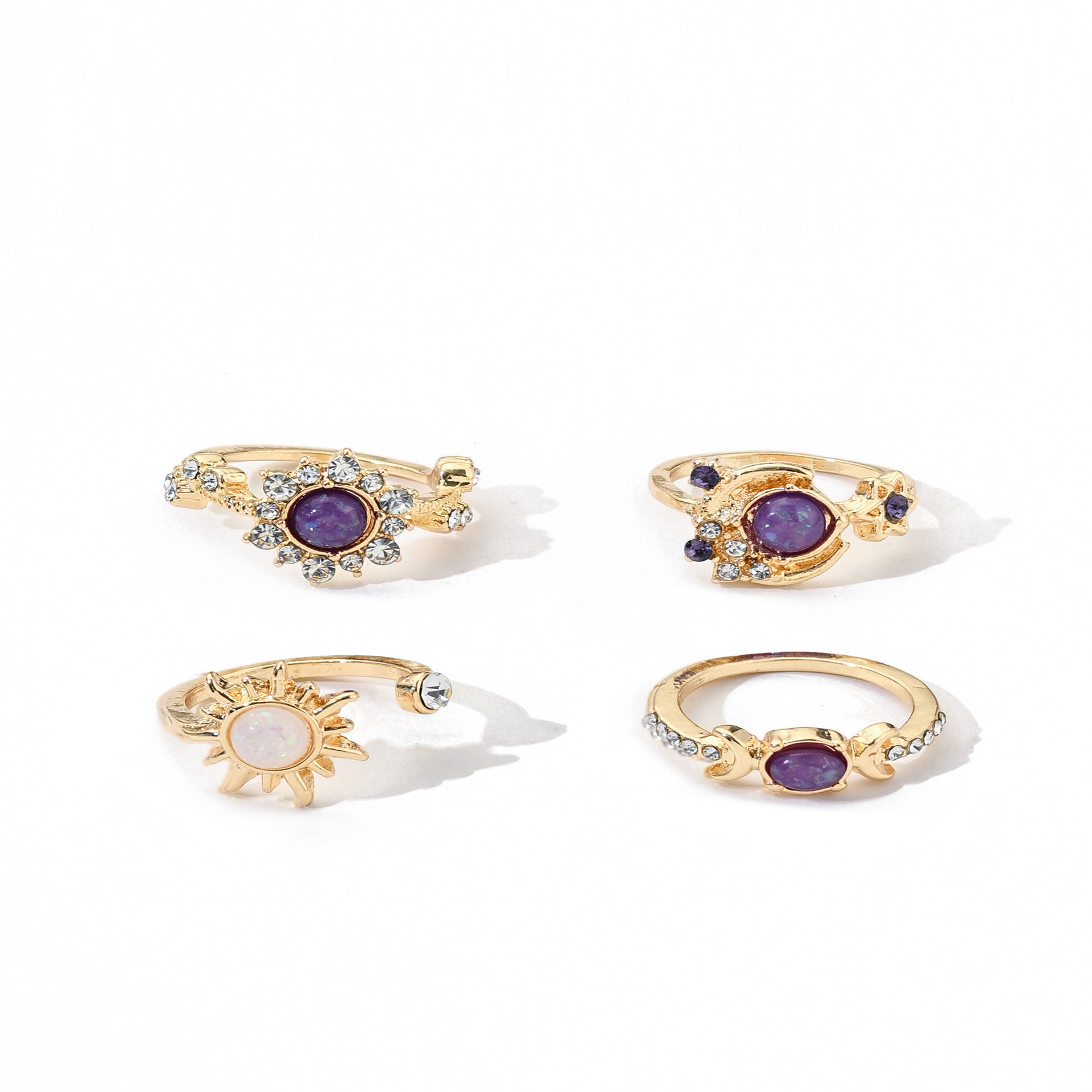 Sun and Moon Ring for Women