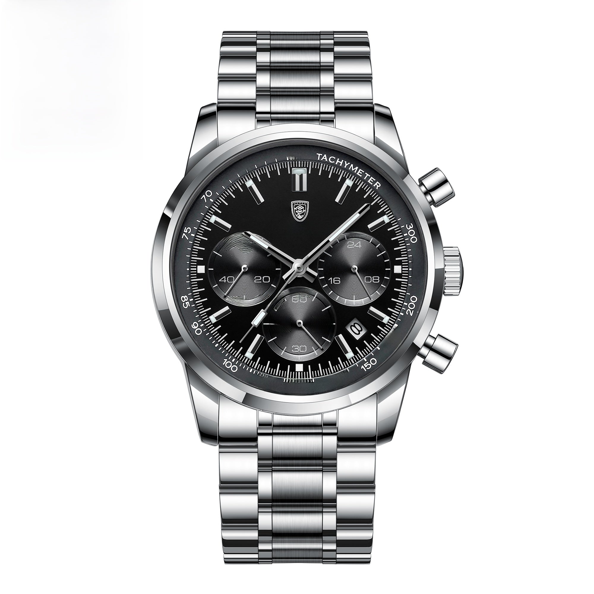 Mens Quartz Watch with Luminous Waterproof Features