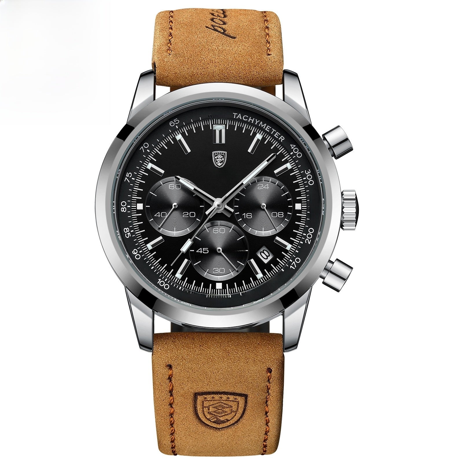 Mens Quartz Watch with Luminous Waterproof Features
