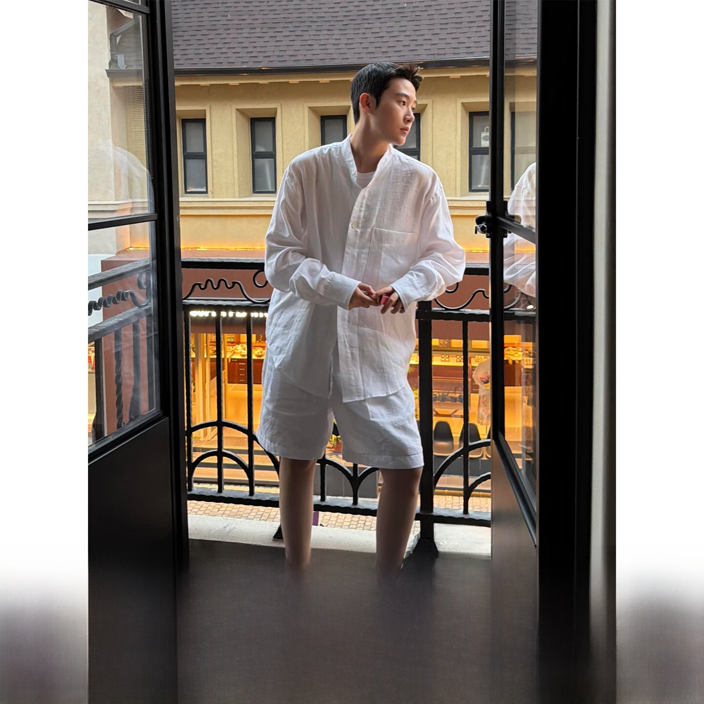 Men's Linen Long Sleeve Shirt