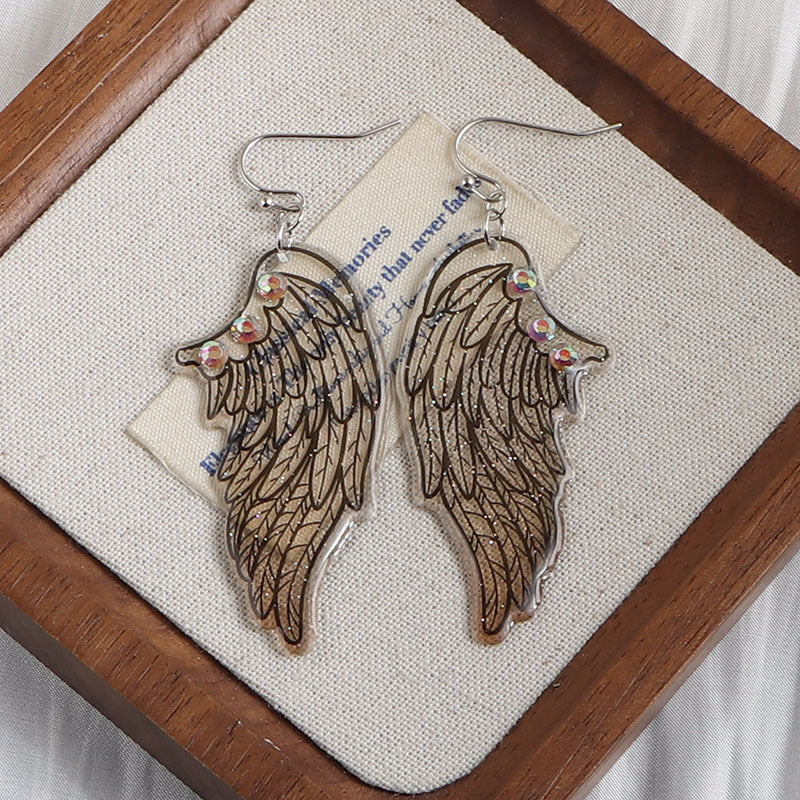 Butterfly Wings Design Retro Earrings